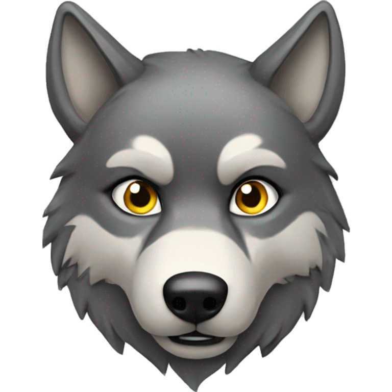 Wolf playing video games emoji