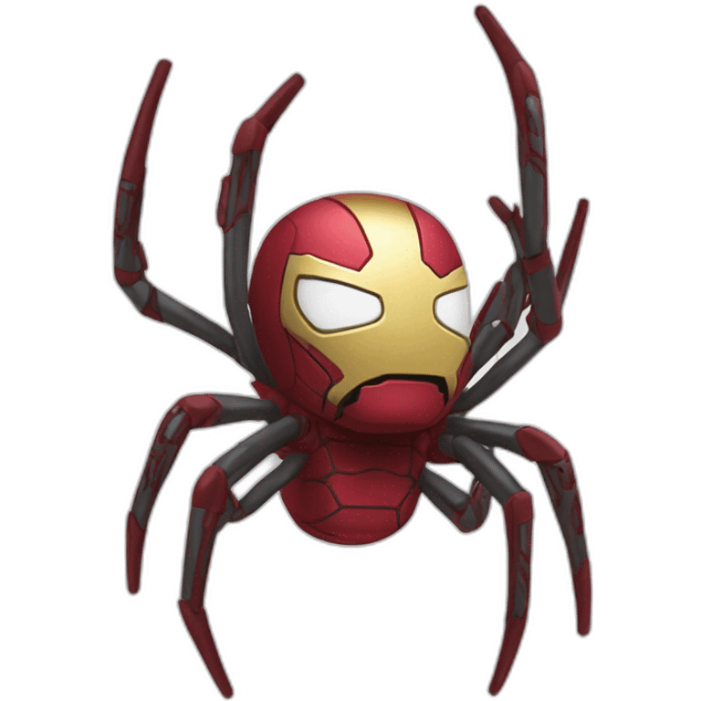 Spider cochon qui fait caca sur iron man emoji