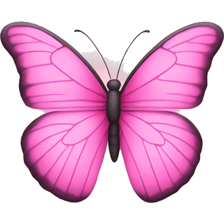 Pink butterfly  emoji