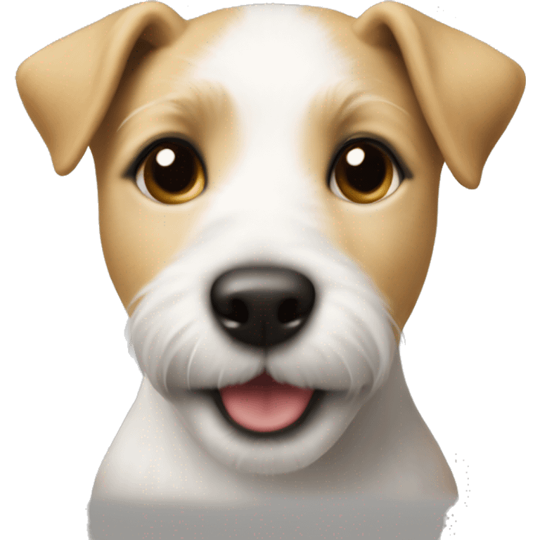 blonde russel terrier puppy emoji