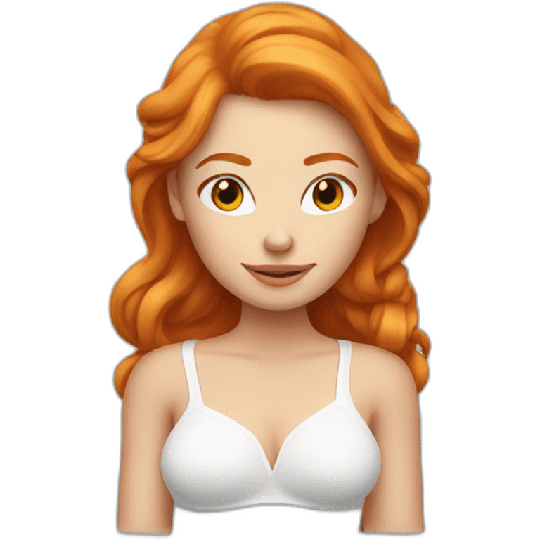 sexy ginger girl emoji