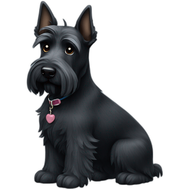 dog scottish terrier full body emoji