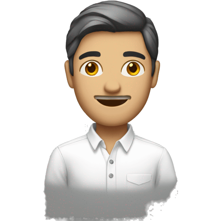 solo white shirt male emoji