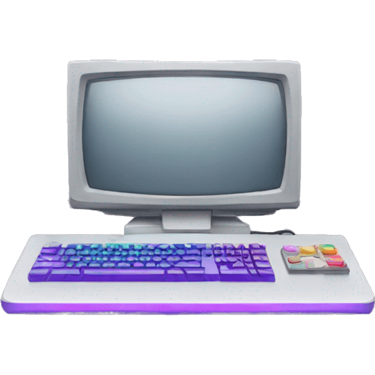 RGB Gaming computer  emoji