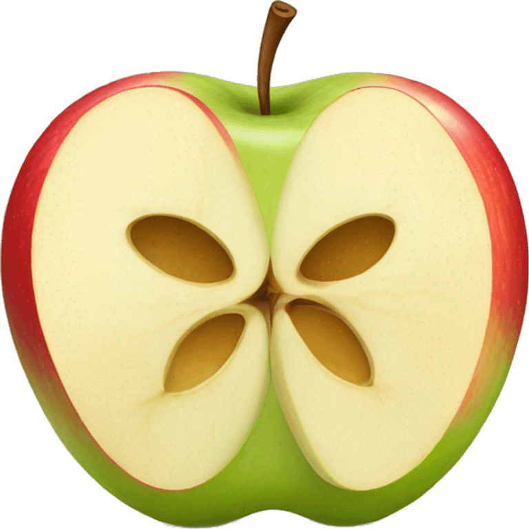 Apple Cut in Half emoji