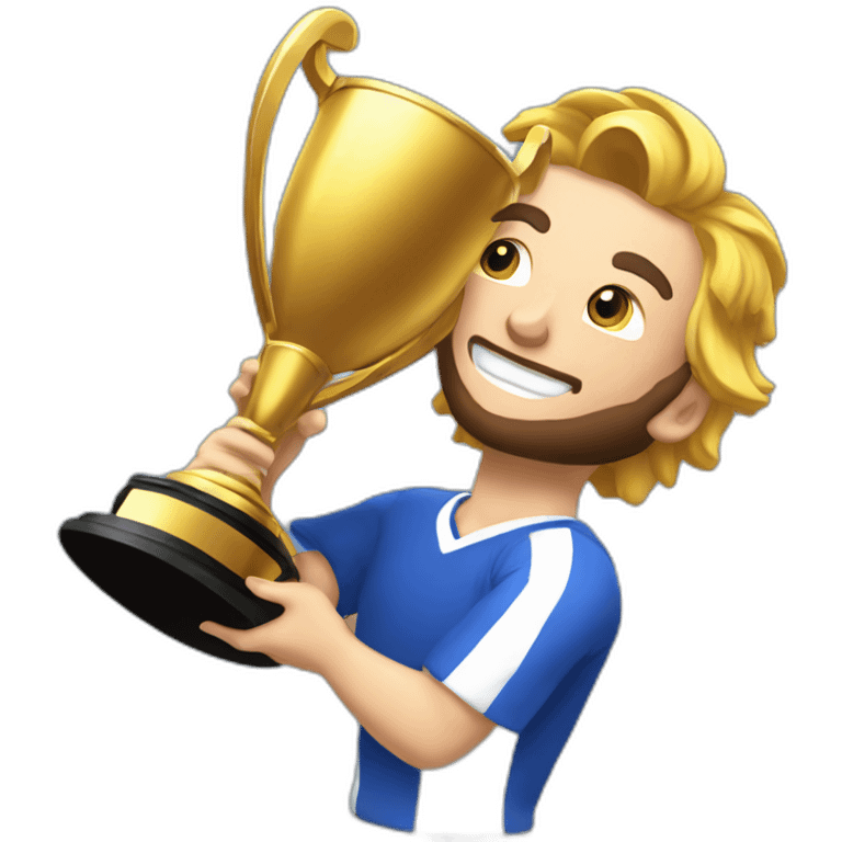 French Streamer Kameto lifting a trophy emoji