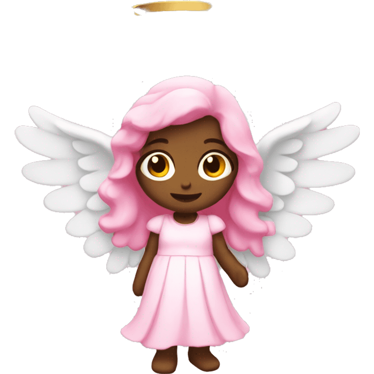 Pink angel  emoji