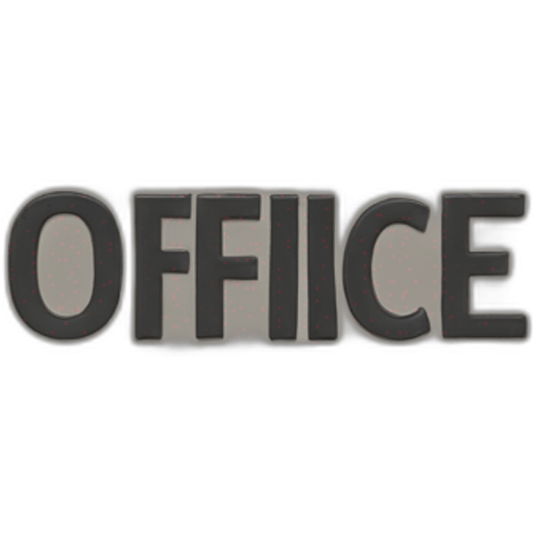 a sign saying out of office emoji