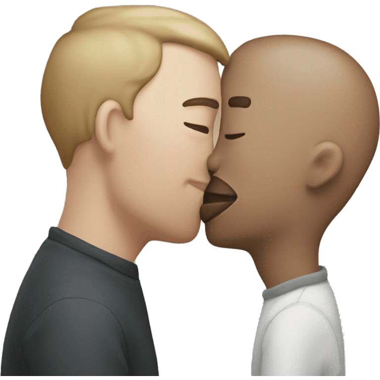 A person kissing another person  emoji