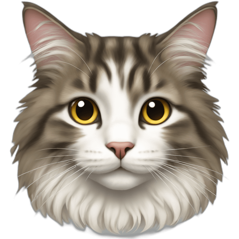 Norwegian Forest Cat emoji