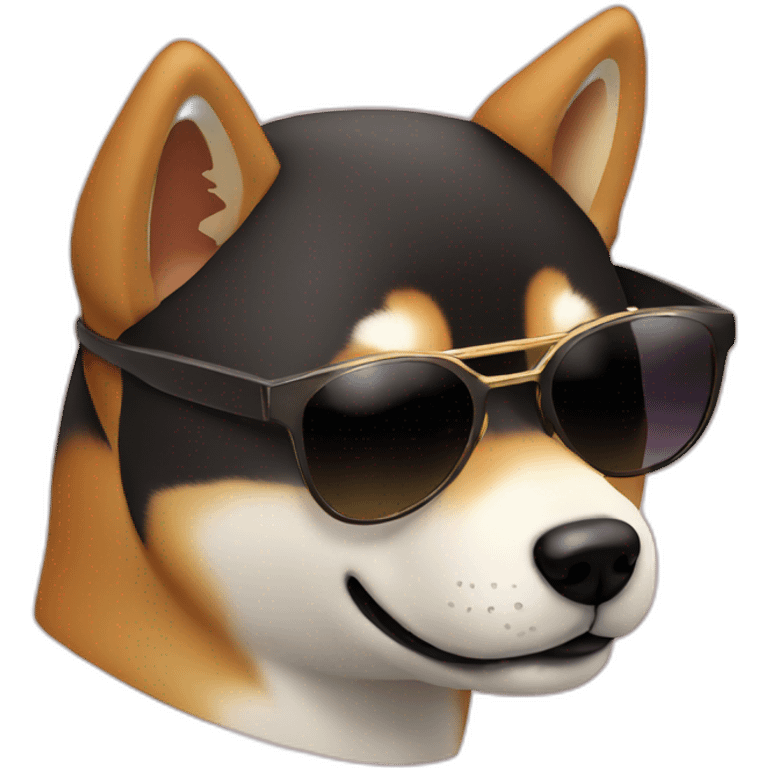 Shiba sunglass emoji