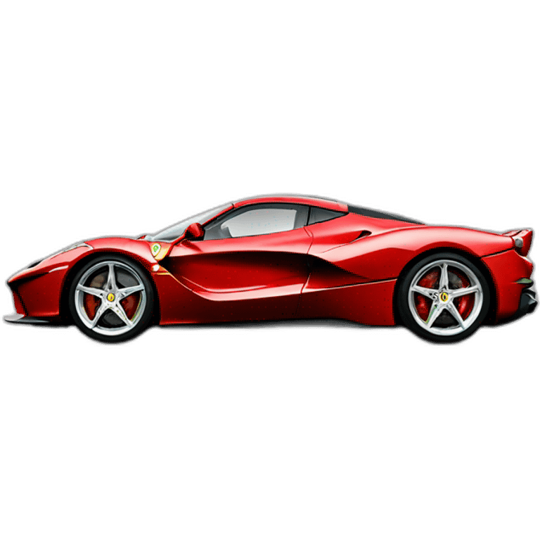 Ferrari la Ferrari side view emoji