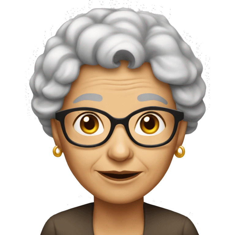 old women beautiful emoji