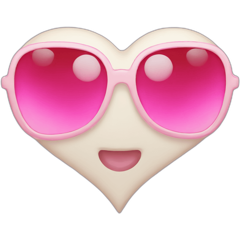 heart shaped shades emoji