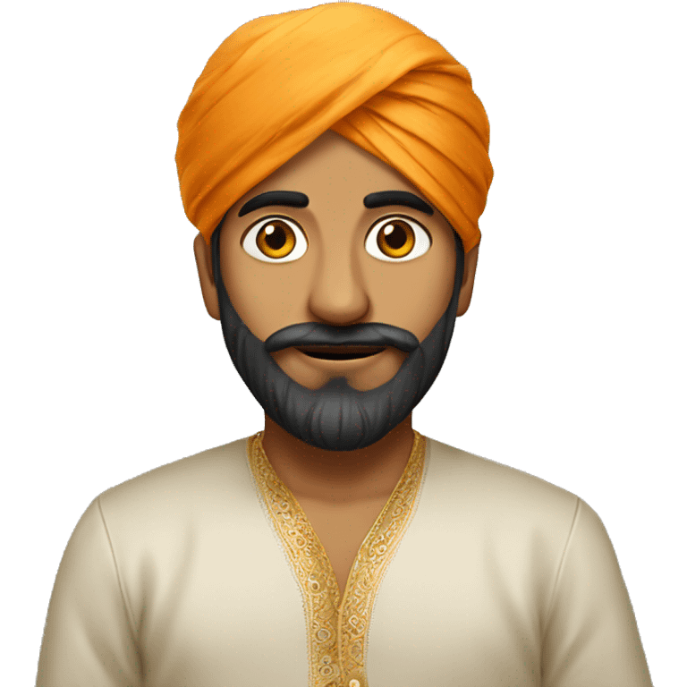 Gujrati boy with pagdi emoji