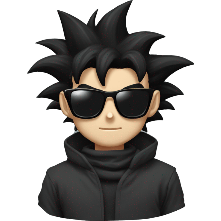 goku black with square sunglasses emoji