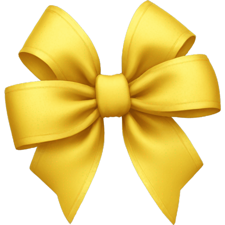 yellow bow emoji