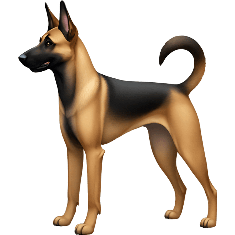 Belgian Malinois Dog Breed Full Body emoji