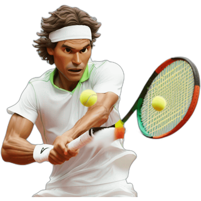 Raphael nadal playing tennis emoji