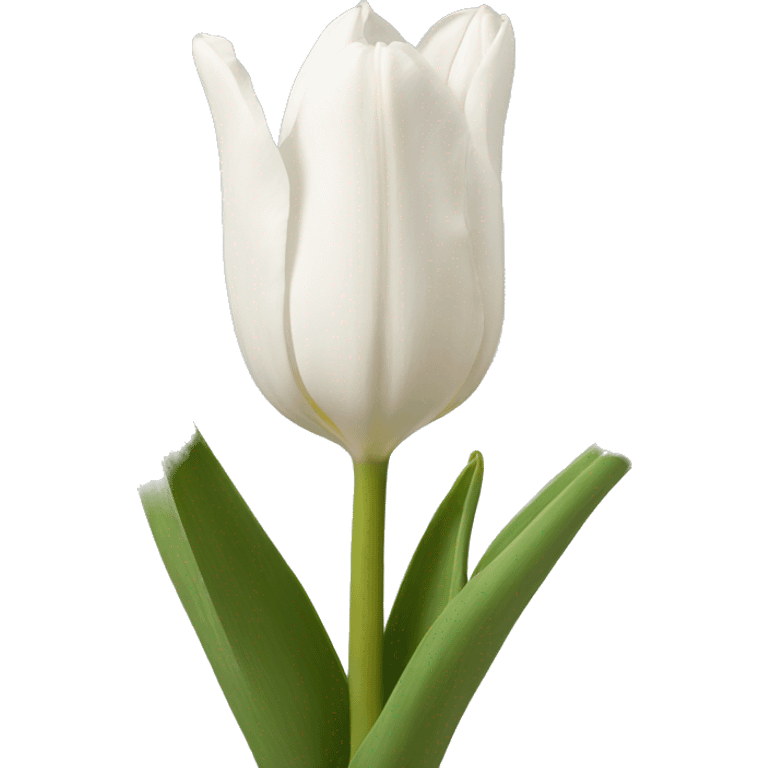 tulipan blanco  emoji