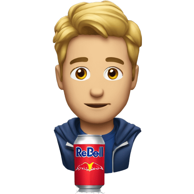 The man who drinks redbull emoji