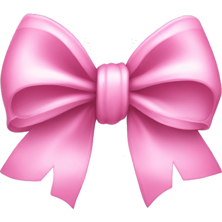 pink and white bow emoji