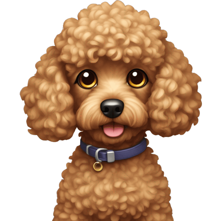 suspicious toy poodle dog emoji