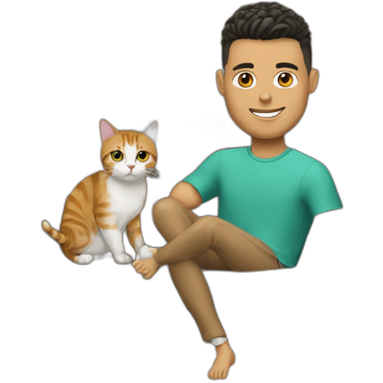 ronaldo with a cat emoji