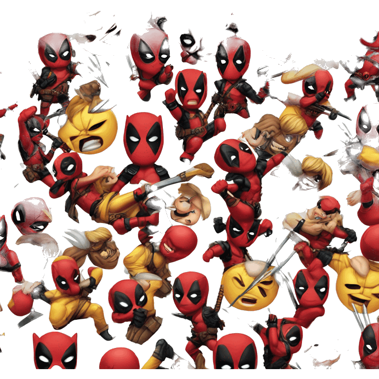 Deadpool wolverine emoji