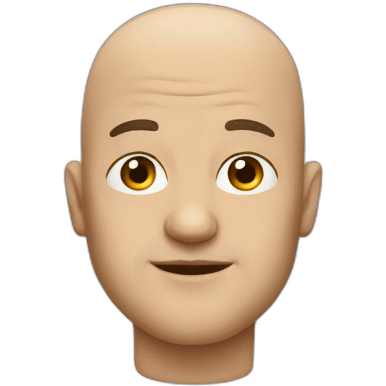 bald man emoji