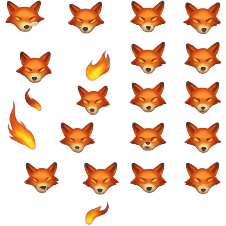 Fiery Fox emoji