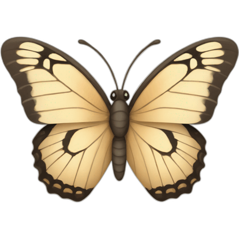 beige-butterfly emoji