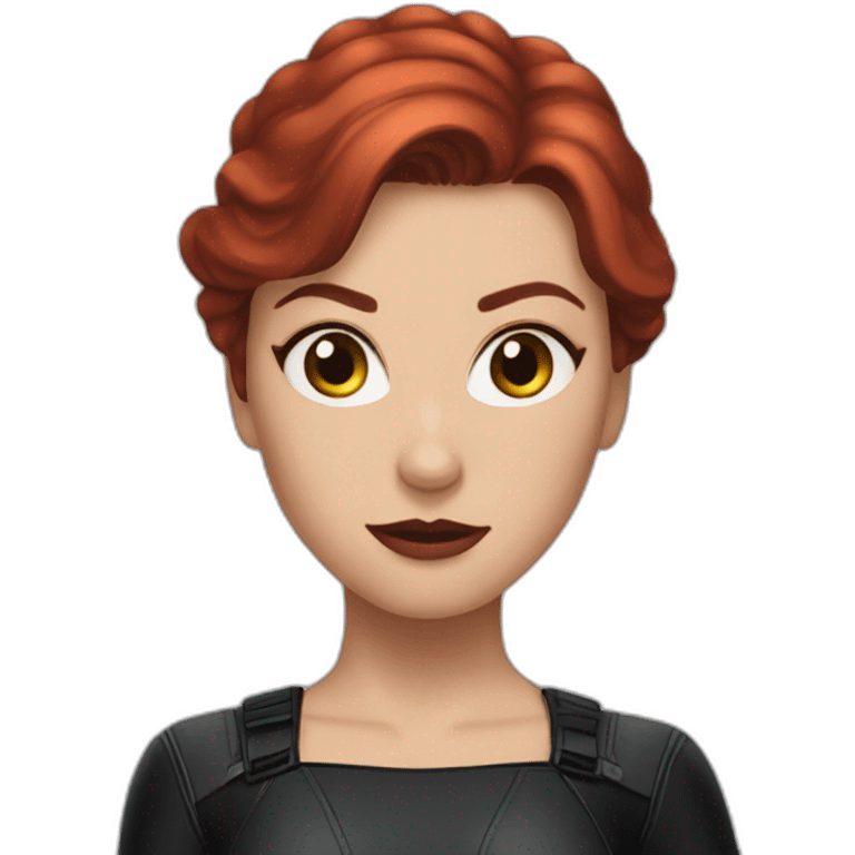 Marvel black widow  emoji