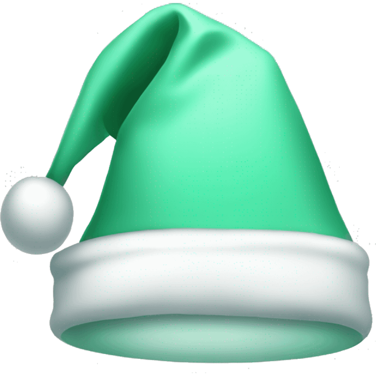 Mint Green Santa hat emoji