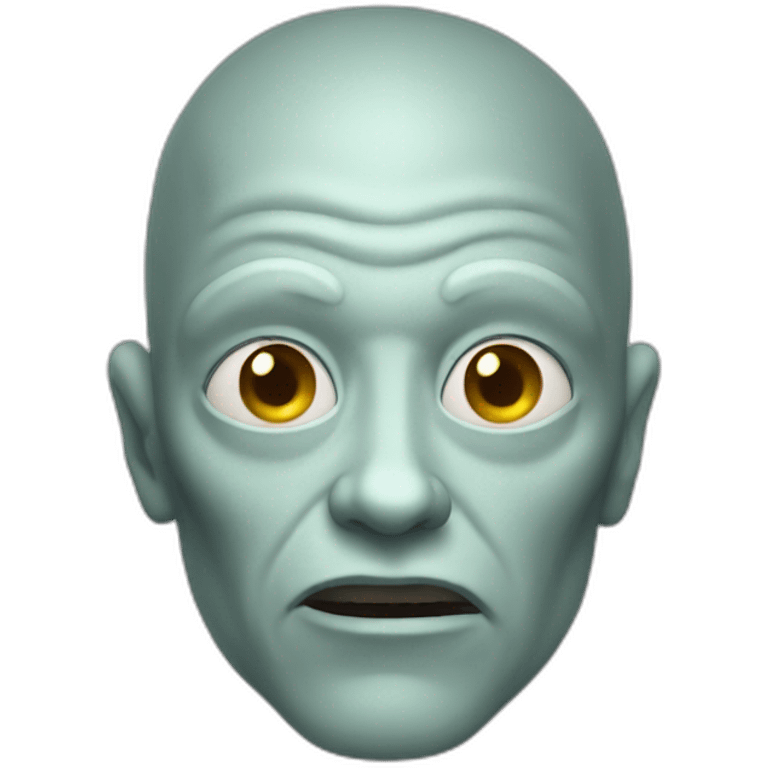 ugly ahh alien white man emoji