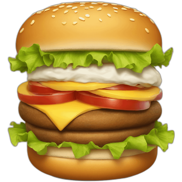 1-round-burger emoji