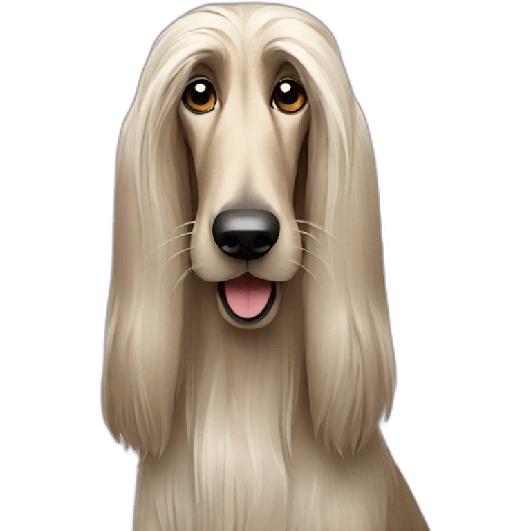 afghan hound emoji