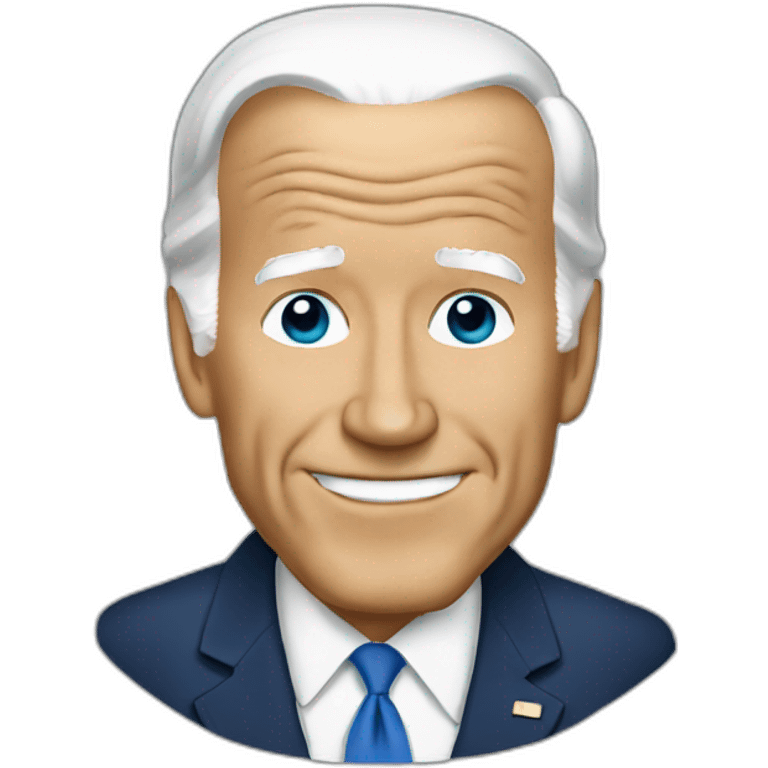 Joe Biden using pc emoji