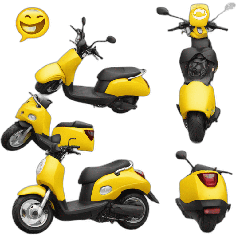 honda zoomer yellow emoji