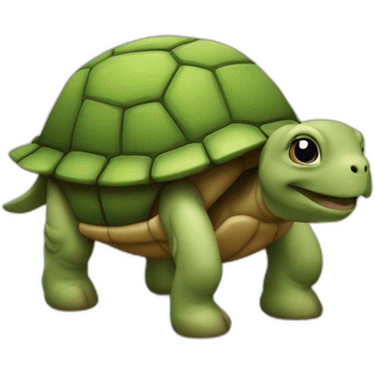 Tortue sur vache emoji