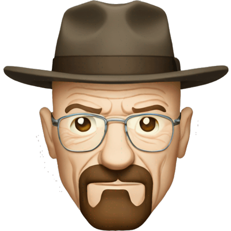 Walter white who makes moonshine emoji