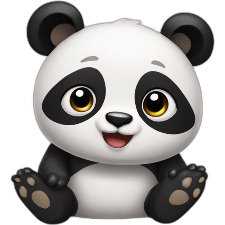 Panda qui vole emoji