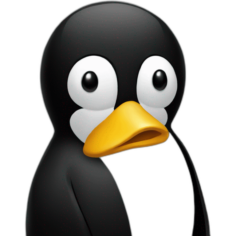 linux tux emoji