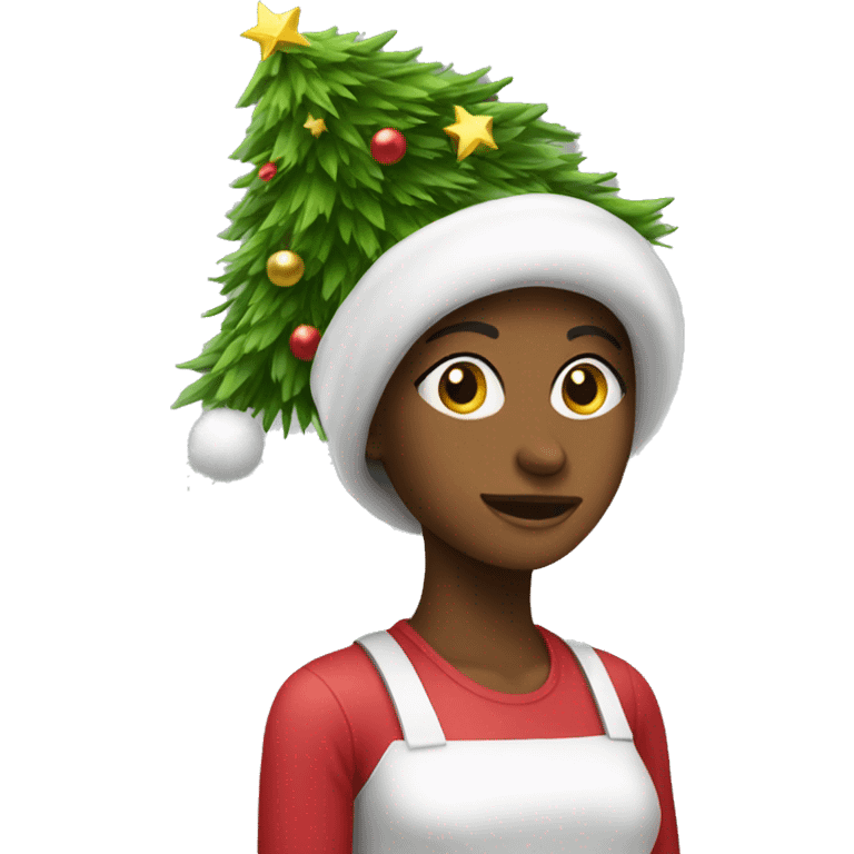 clean girl christmas tree emoji