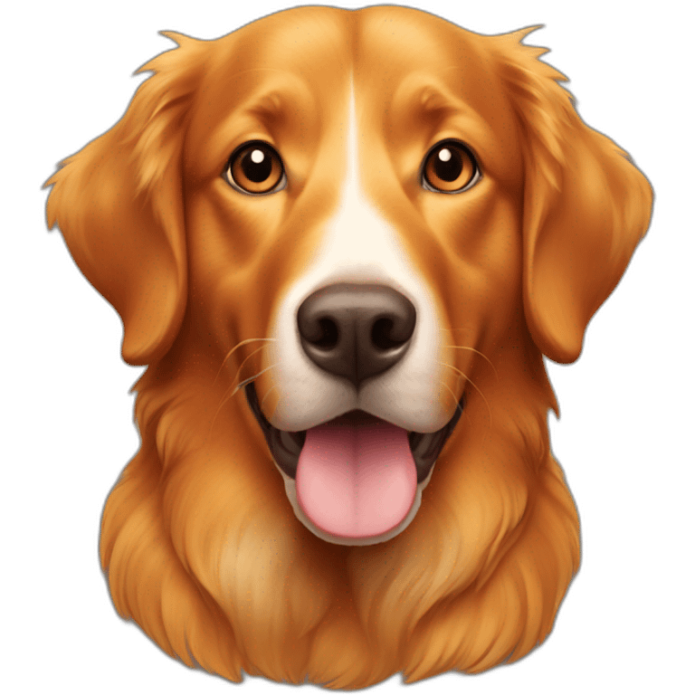 orange duck tolling retriever emoji