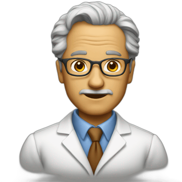 professor com iphone emoji