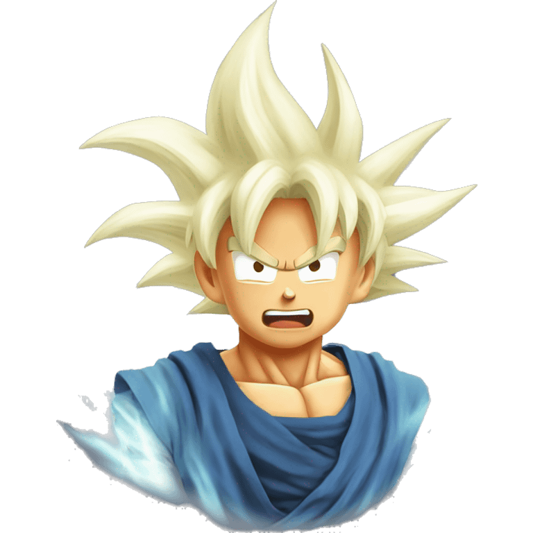 goku as a super sayan ghost emoji