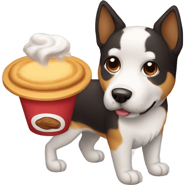 Perro cafe emoji