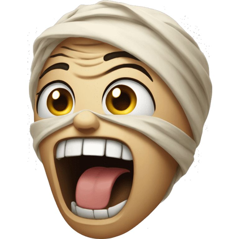 mummy screaming  emoji