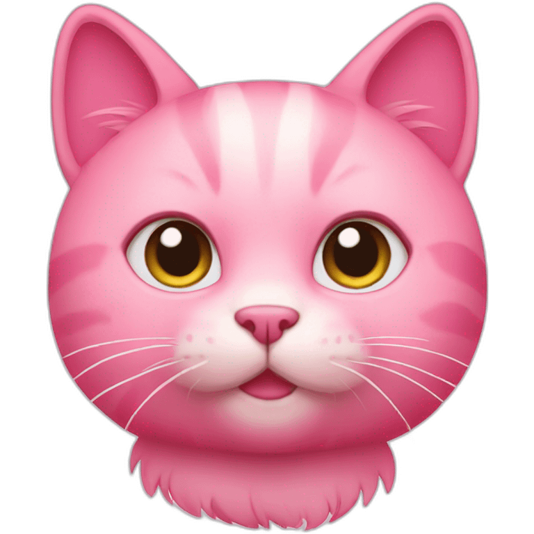 Pink cat emoji